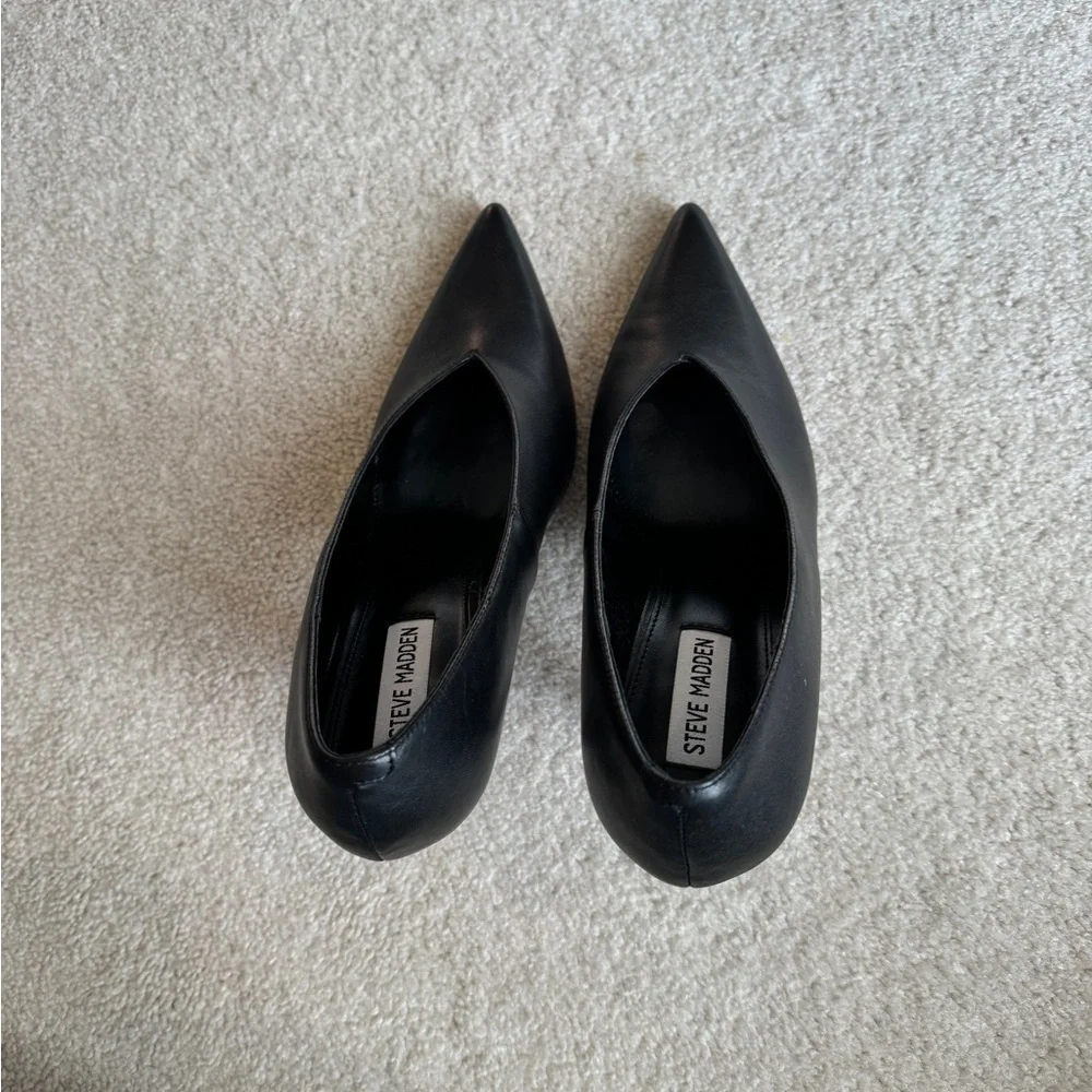 Steve Madden Sedona Pointed Toe Pump | Black Heels size 10 - Picture 4 of 13
